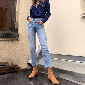 Aritzia denim forum arlo straight jeans